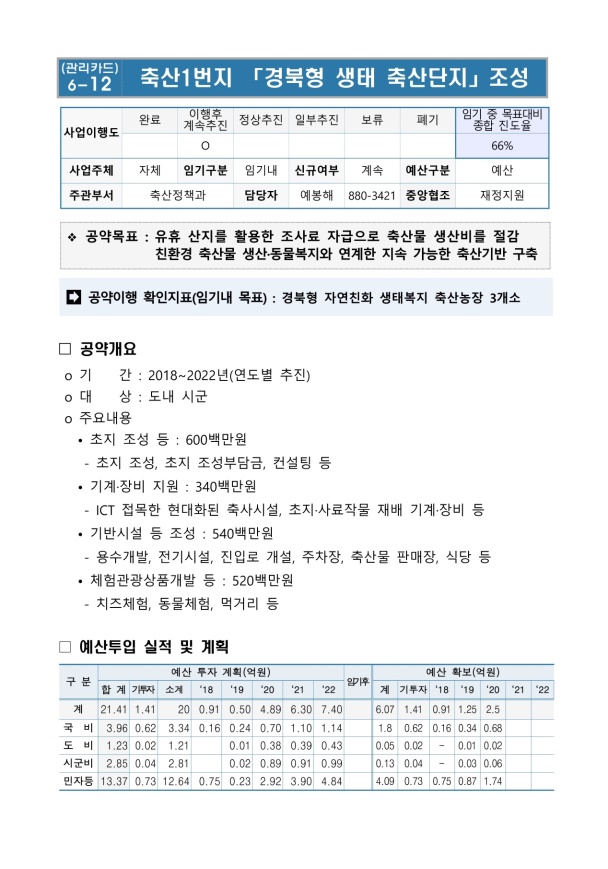12.경북형생태축산단지 | 1페이지