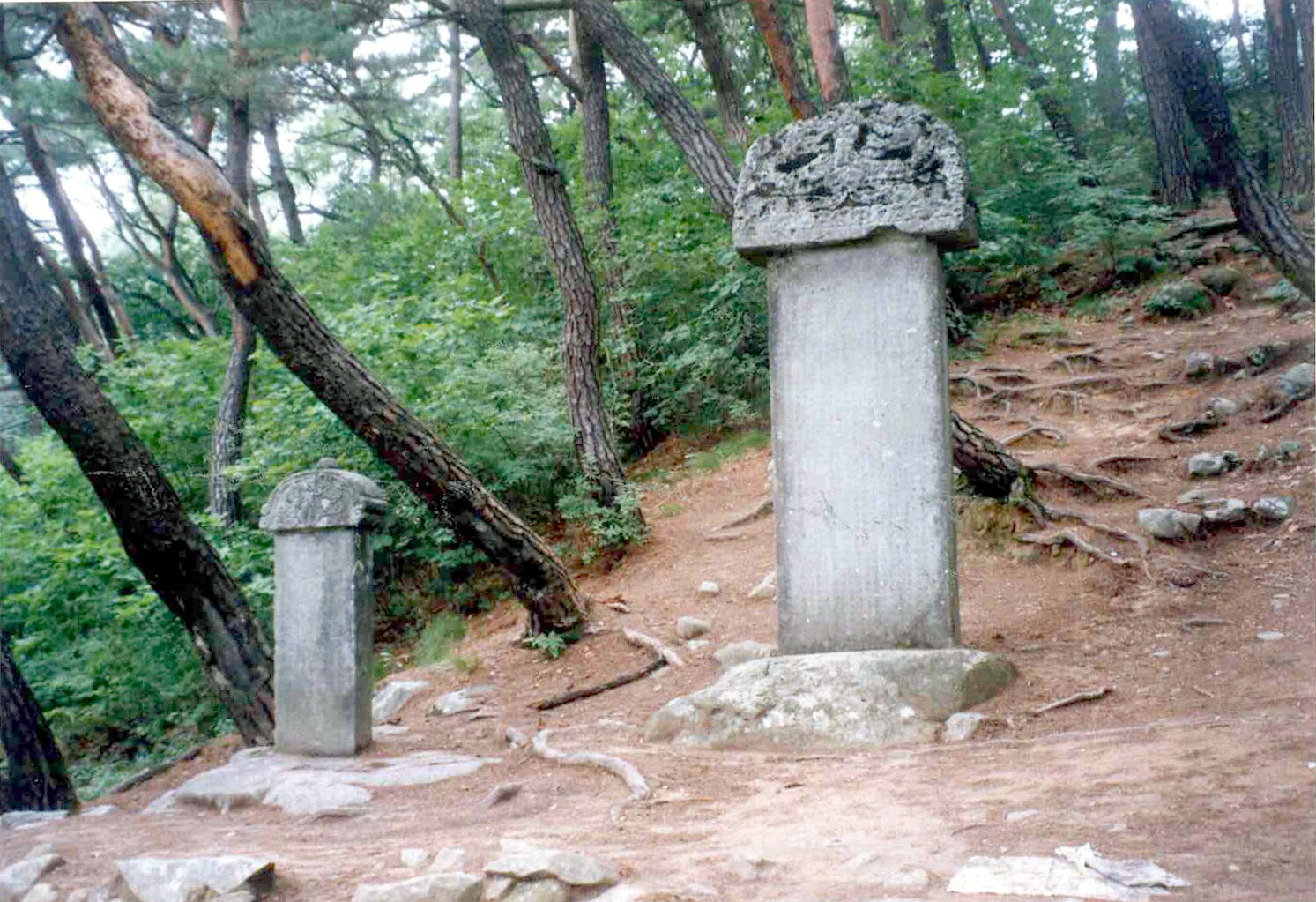 [유형문화유산  291호] 아도화상 사적비 및 도리사 불량답시주질비