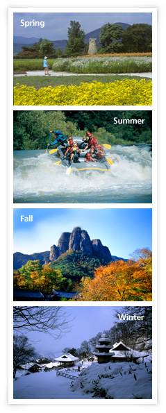 climate : spring summer fall winter