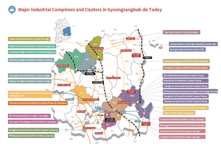 경상북도 주요 산업단지 현황