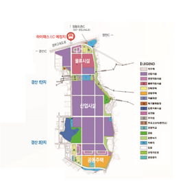 慶山4一般産業団地 현황도
