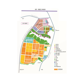 Gyeongsan Knowledge Industry District 현황도