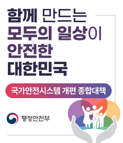 함께 만드는 모두의 일상이 안전한 대한민국(국가안전시스템 개편 종합대책) 행정안전부