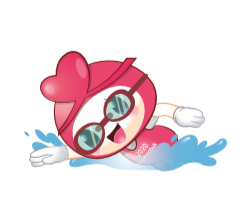 수영 마스코트
