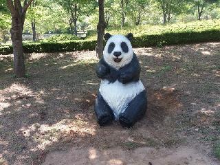 어린이 체험정원 조형물(팬더곰)