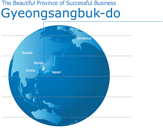 The beautiful province of successful business Gyeongsangbuk-do